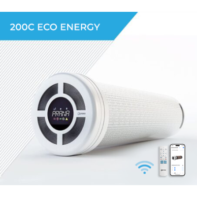 Припливно-витяжна система вентиляції з рекуперацією тепла PRANA 200C ECO ENERGY